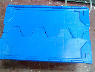 SpayFast Microblower in side its tough plastic crate